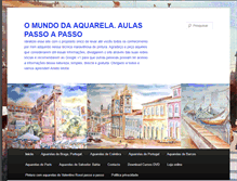 Tablet Screenshot of mundodaaquarela.anildomotta.com.br
