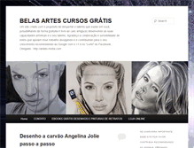 Tablet Screenshot of belasartescursosgratis.anildomotta.com.br